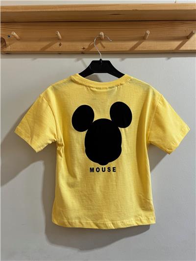 Erkek Çocuk Mickey Mouse T-Shirt Sarı