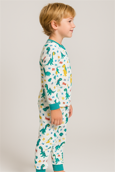 Erkek Çocuk Pijama Takımı Mavi
