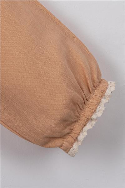 Kız Bebek Varşova Soft Body Bandanalı Kahverengi