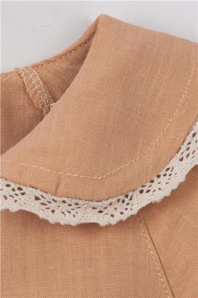 Kız Bebek Varşova Soft Body Bandanalı Kahverengi