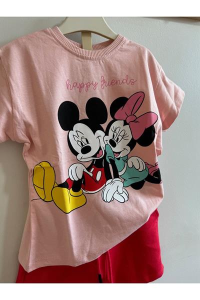 Kız Çocuk Happy FriendS Alt-Üst Takım Pembe