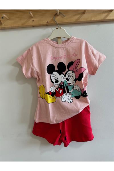 Kız Çocuk Happy FriendS Alt-Üst Takım Pembe