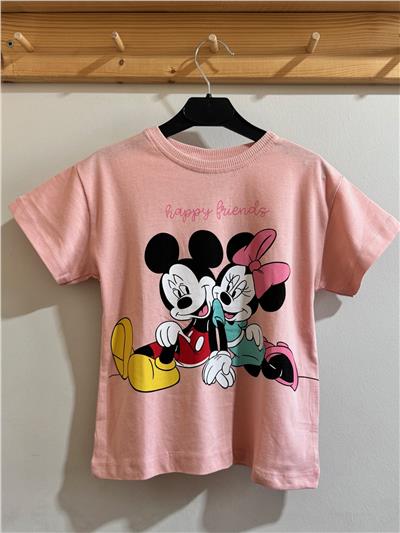Kız Çocuk Happy Friends T-Shirt Pembe
