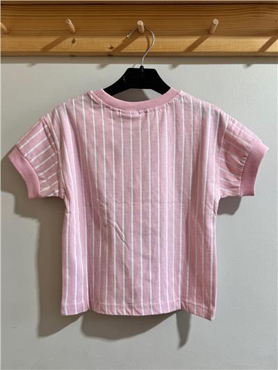 Kız Çocuk Looney Yazılı T-Shirt Pembe