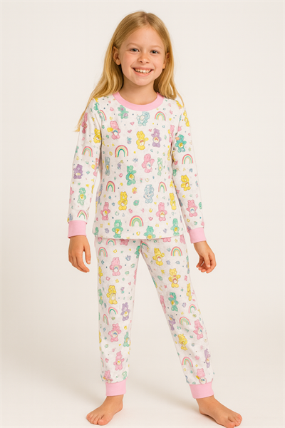 Kız Çocuk Pijama Takımı Pembe