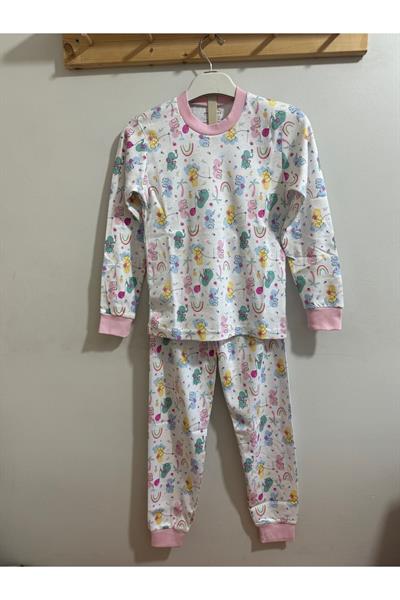 Kız Çocuk Pijama Takımı Pembe