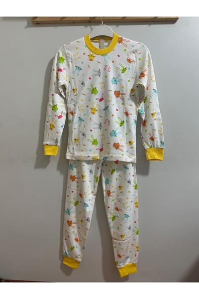 Kız Çocuk Pijama Takımı Sarı