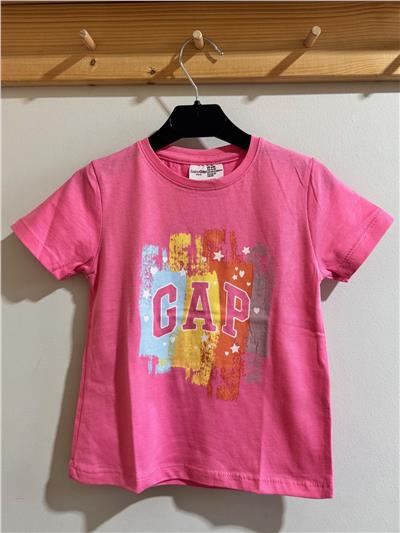 Kız Çocuk Yazılı T-Shirt Pembe