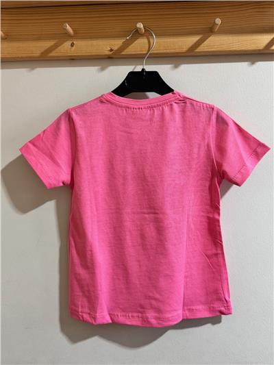 Kız Çocuk Yazılı T-Shirt Pembe