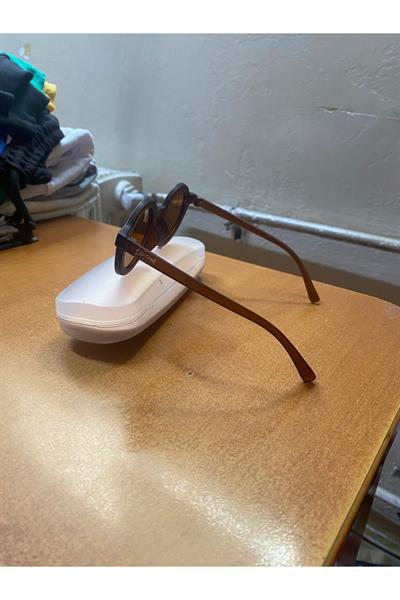 Kopya - Unisex Iskandinav Model Çocuk Güneş Gözlüğü Uv400 Korumalı Kahverengi
