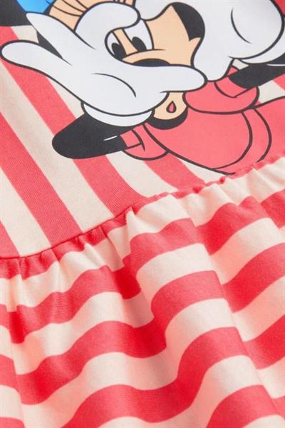 Minnie Mouse Yazlık Elbise 2-10 Yaş Arasi Kırmızı