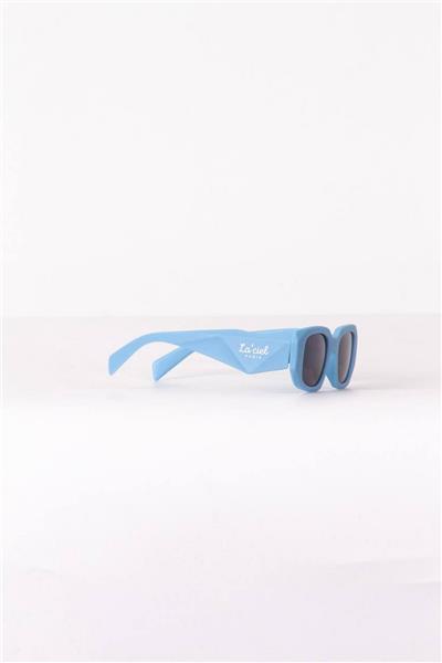 Unisex LaCiel Paris Kemik Uv 400 Korumalı Güneş Gözlüğü Kutulu Mavi