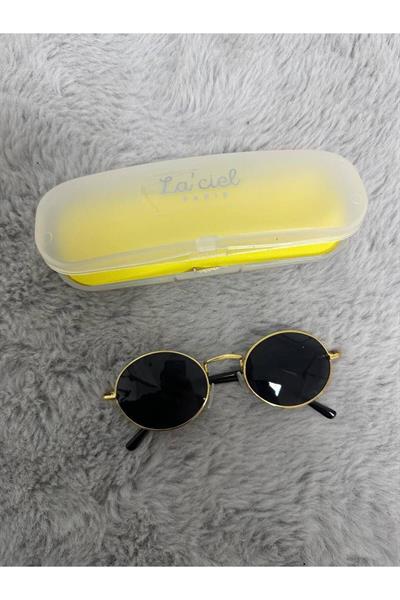Unisex Paslanmaz Çelik Gözlük Siyah