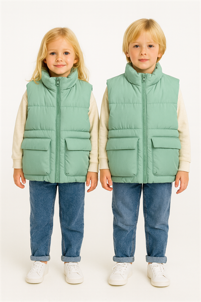 Unisex Yelek Yeşil