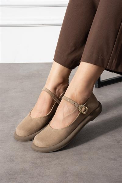 BETY Vizon Süet Kadın Loafer