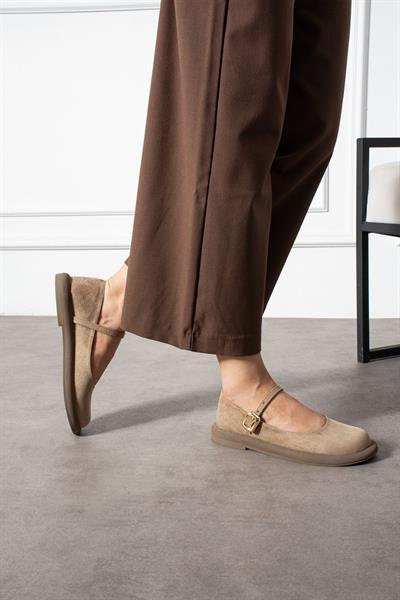 BETY Vizon Süet Kadın Loafer