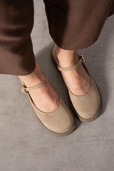 BETY Vizon Süet Kadın Loafer