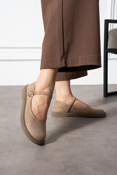 BETY Vizon Süet Kadın Loafer