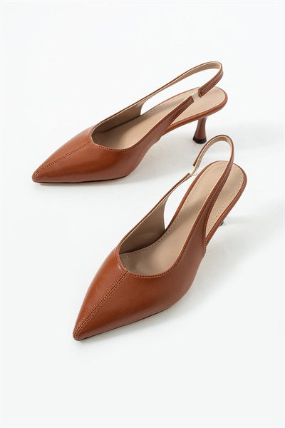 Cariso Taba Zarif Kadın Stiletto – Sivri Burun İnce Topuk