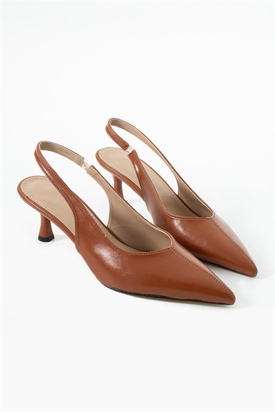Cariso Taba Zarif Kadın Stiletto – Sivri Burun İnce Topuk