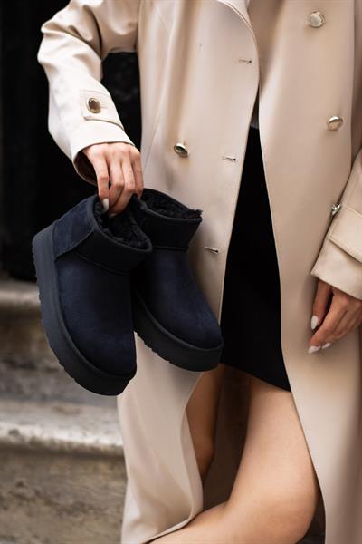 FAME Siyah Süet Kadın Bot