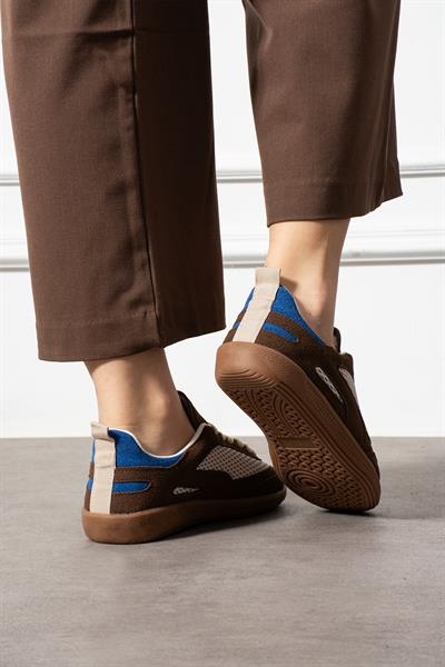 LUNERA Taba Süet Kadın Sneakers