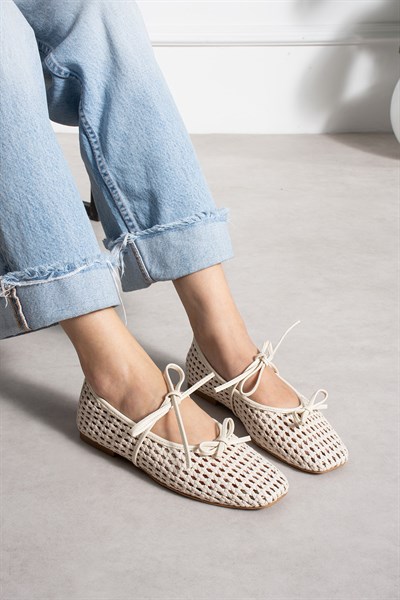 Marta Bej Suni Deri Kadın Babet