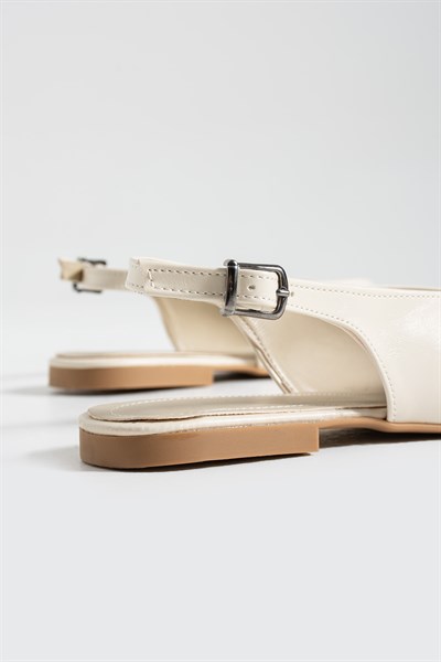 Mia Bej Suni Deri Kadın Babet