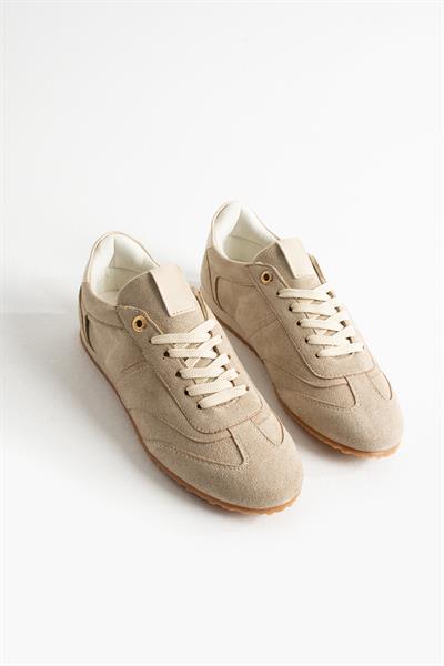 ROSE Vizon-Bej Süet Kadın Sneakers