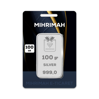 100 Gram Gümüş Külçe