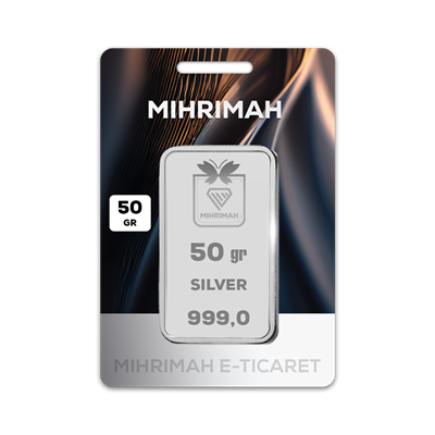 50 Gram Gümüş Külçe