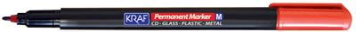 KRAF PERMANENT ASETAT KALEM 280 (M) KIRMIZI