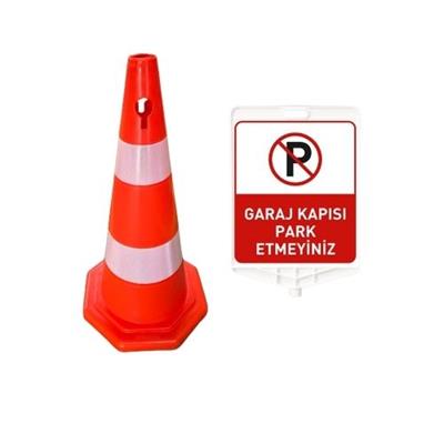 Garaj Kapısı Park Etmeyiniz Levhalı Duba