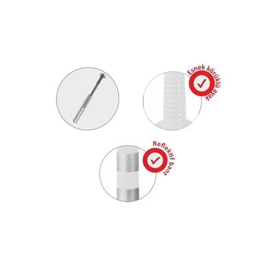 75 cm  Beyaz Ekonomik Delinatör Duba