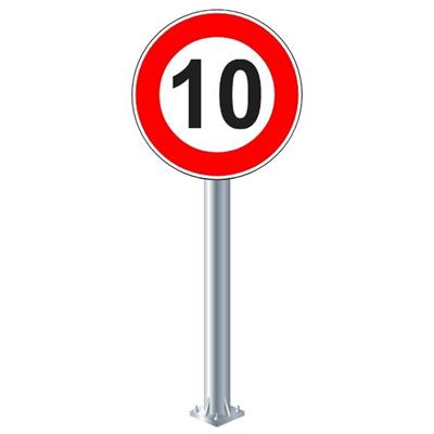 Azami Hız Sınırlaması 10 km Levhası TT-29