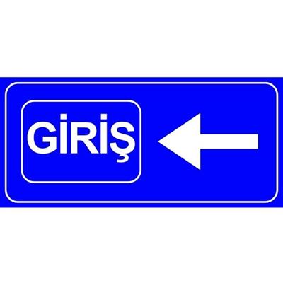 Mavi Giriş Levhası