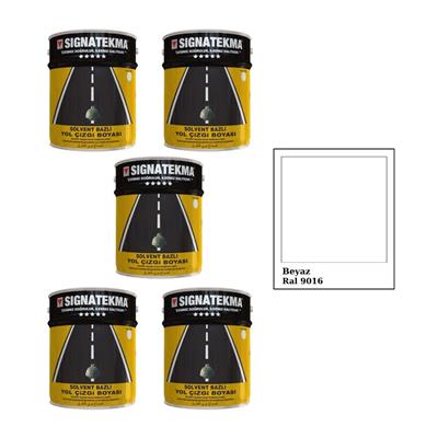 Beyaz Yol Çizgi Boyası 25 Kg x 5li Set – Alkid Esaslı