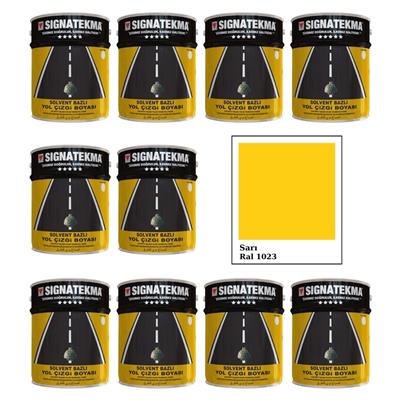 Sarı Yol Çizgi Boyası 25 Kg x 10lu Ekonomik Set – Alkid Esaslı