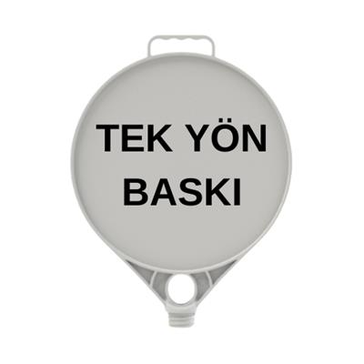 28 cm Plastik Yuvarlak Özel Baskı Levha Plastik Uyarı Levhası