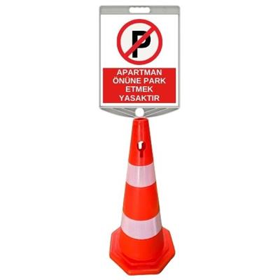 Apartman Önüne Park Etmek Yasaktır Levhalı Duba702808R2ECO - LEZT945 TY 09Apartman Önüne Park Etmek Yasaktır Levhalı Duba