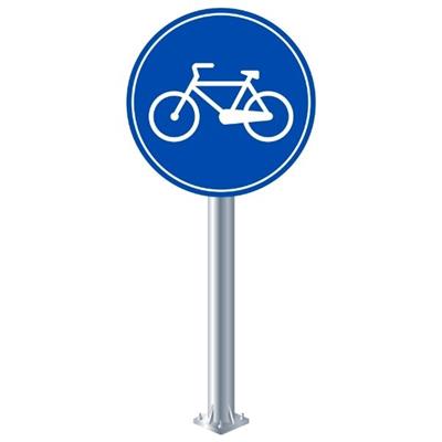 Mecburi Bisiklet Yolu Levhası TT-38a