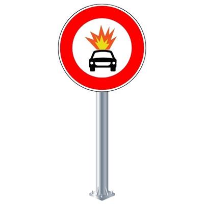 Patlayıcı Madde Taşıyan Araçlar Giremez Levhası TT-16a