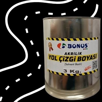 Beyaz Yol Çizgi Boyası 3 kg