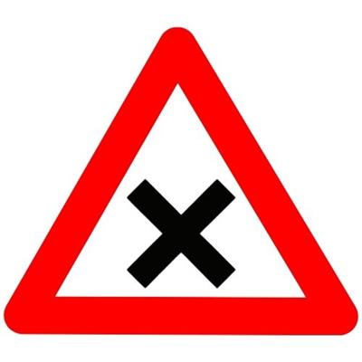 Kontrolsüz Kavşak Levhası T-21