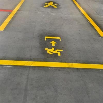 Acil Çıkış Boyama Şablonu