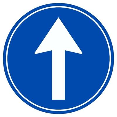 İleri Mecburi Yön Levhası TT-35c