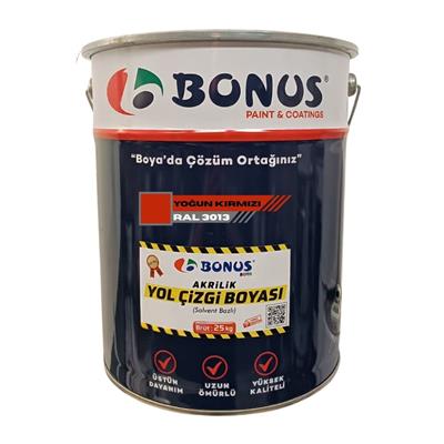 Yoğun Kırmızı Akrilik Zemin Boyası 25 Kg – RAL 3013