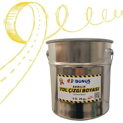 Akrilik Sarı Yol Çizgi Boyası 10 kg