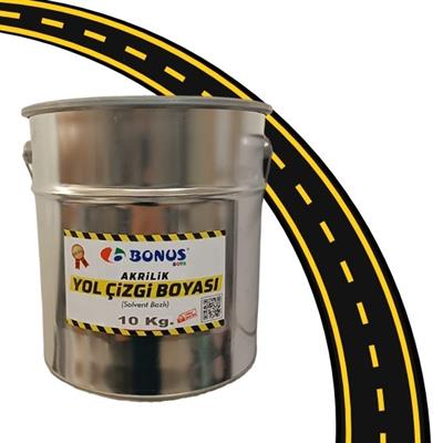 Akrilik Sarı Yol Çizgi Boyası 10 kg