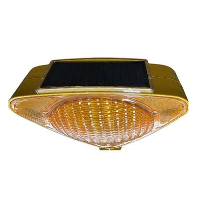 Üçgen Solar Flaşör Sarı Lamba